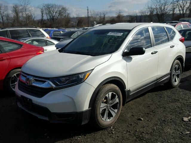 2HKRW5H35HH402502 - 2017 HONDA CR-V LX WHITE photo 2