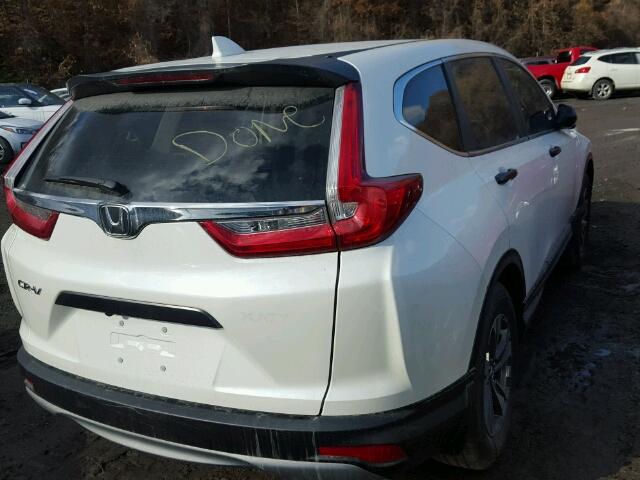 2HKRW5H35HH402502 - 2017 HONDA CR-V LX WHITE photo 4