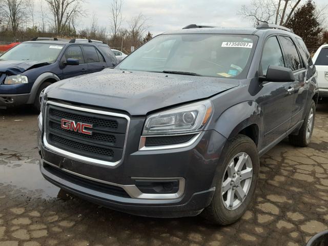 1GKKRPKD9DJ202735 - 2013 GMC ACADIA SLE GRAY photo 2