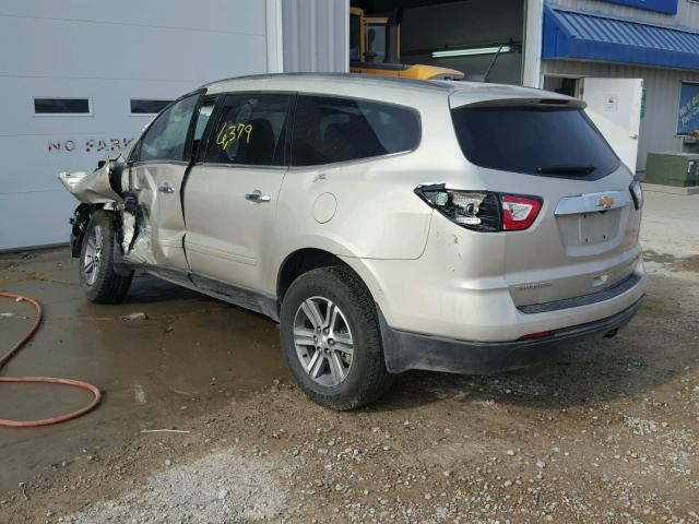 1GNKRHKD5HJ167691 - 2017 CHEVROLET TRAVERSE L CREAM photo 3