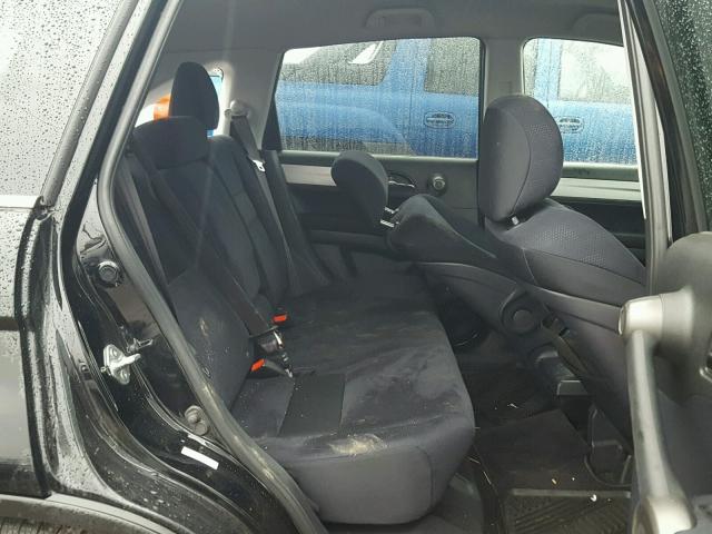 5J6RE4H49BL040516 - 2011 HONDA CR-V SE BLACK photo 6