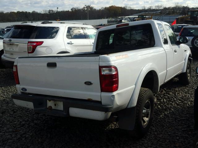 1FTYR14U04PB57746 - 2004 FORD RANGER WHITE photo 4