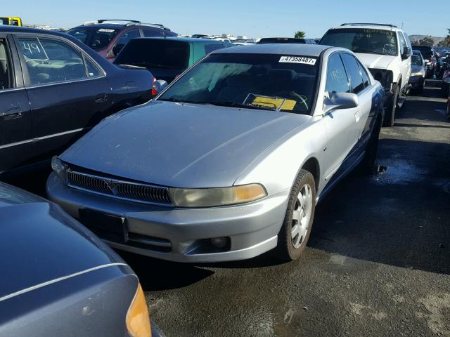 4A3AA46L6YE013535 - 2000 MITSUBISHI GALANT ES SILVER photo 2