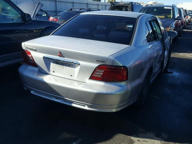 4A3AA46L6YE013535 - 2000 MITSUBISHI GALANT ES SILVER photo 4