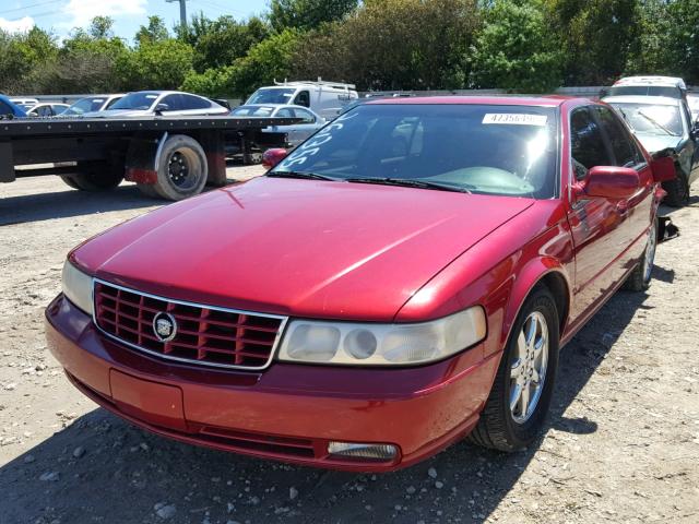 1G6KY5494YU261355 - 2000 CADILLAC SEVILLE ST RED photo 2