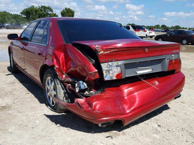 1G6KY5494YU261355 - 2000 CADILLAC SEVILLE ST RED photo 3