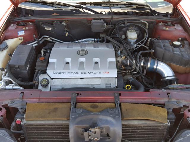 1G6KY5494YU261355 - 2000 CADILLAC SEVILLE ST RED photo 7