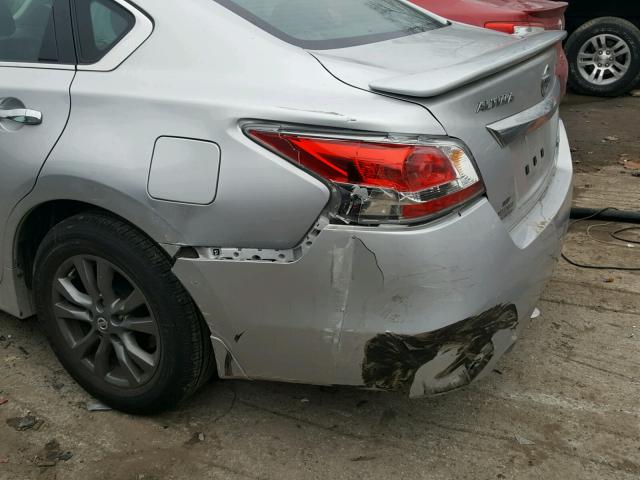 1N4AL3APXFC477962 - 2015 NISSAN ALTIMA 2.5 SILVER photo 9