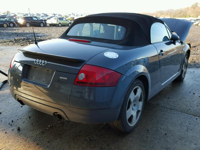 TRUUT28N411047358 - 2001 AUDI TT QUATTRO GRAY photo 4