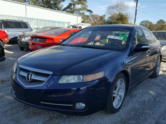 19UUA66237A024096 - 2007 ACURA TL BLUE photo 2