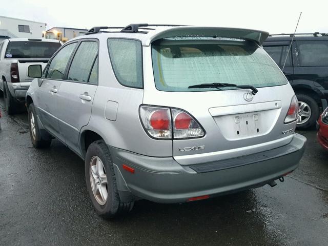 JTJHF10U120246372 - 2002 LEXUS RX 300 SILVER photo 3