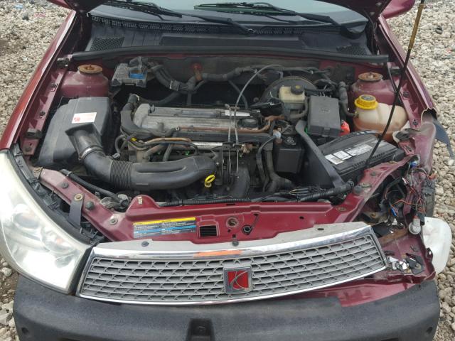 1G8JC54F24Y506972 - 2004 SATURN L300 LEVEL MAROON photo 7