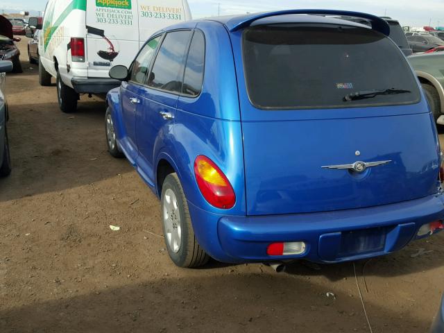 3C4FY48B74T259643 - 2004 CHRYSLER PT CRUISER BLUE photo 3