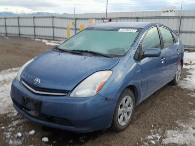 JTDKB20U397880231 - 2009 TOYOTA PRIUS BLUE photo 2