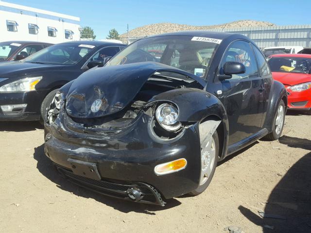 3VWCC21C6YM474601 - 2000 VOLKSWAGEN NEW BEETLE შავი ფოტო 2