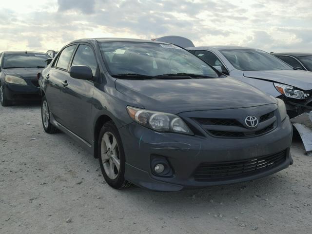 2T1BU4EE4BC628502 - 2011 TOYOTA COROLLA CHARCOAL photo 1