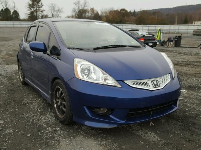 JHMGE87669S039619 - 2009 HONDA FIT SPORT BLUE photo 1