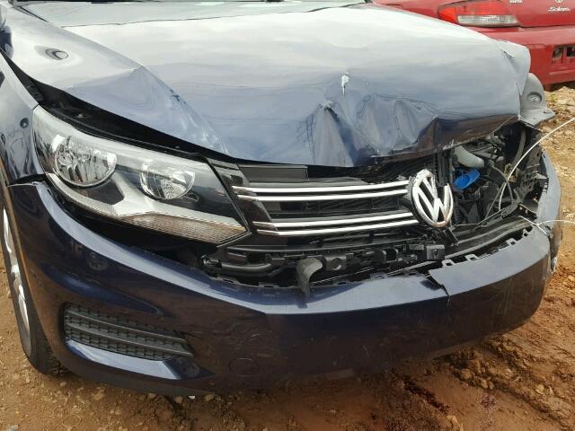 WVGAV7AX2DW537462 - 2013 VOLKSWAGEN TIGUAN S BLUE photo 9