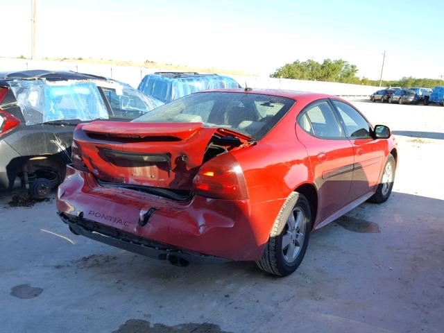 2G2WP552871182188 - 2007 PONTIAC GRAND PRIX 红色 照片 4