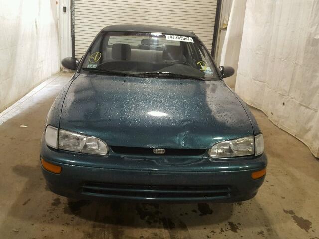 1Y1SK5260TZ069736 - 1996 GEO PRIZM BASE GREEN photo 9