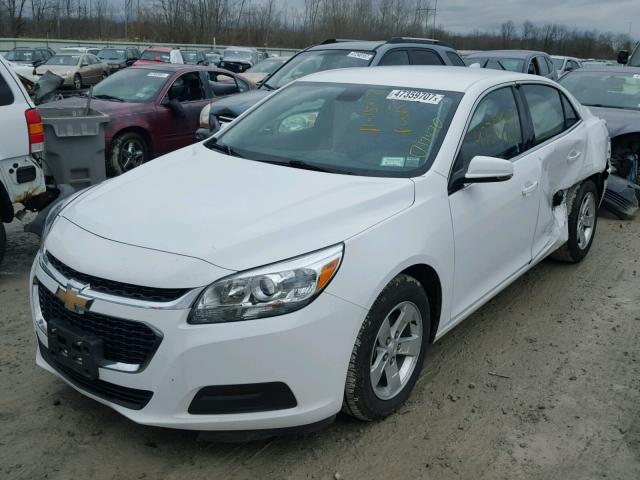 1G11C5SL4FF189394 - 2015 CHEVROLET MALIBU 1LT WHITE photo 2