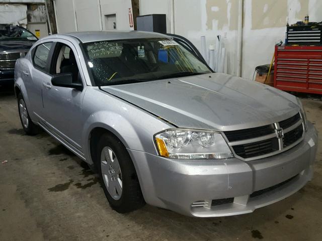 1B3CC4FB7AN185951 - 2010 DODGE AVENGER SX SILVER photo 1