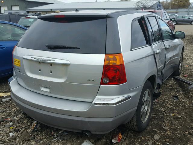 2A8GM68X77R282363 - 2007 CHRYSLER PACIFICA T SILVER photo 4