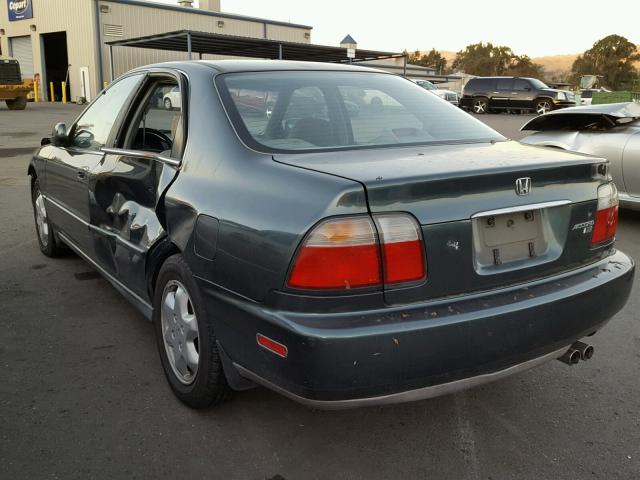 1HGCE6679TA000679 - 1996 HONDA ACCORD EX GREEN photo 3