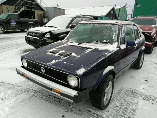 WVWCA0152EK000632 - 1984 VOLKSWAGEN RABBIT DEL BLUE photo 2