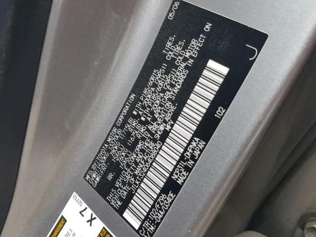 JTLKT324064088040 - 2006 TOYOTA SCION XB Gümüş foto 10