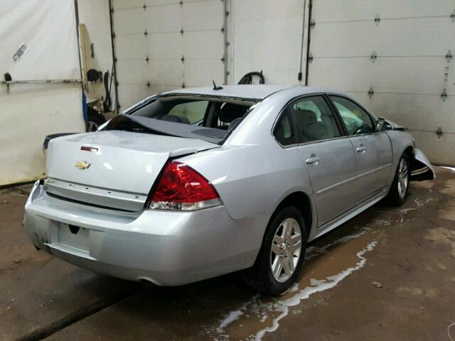 2G1WB5E37E1106938 - 2014 CHEVROLET IMPALA LIM SILVER photo 4