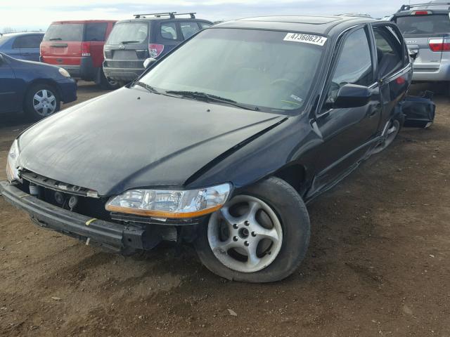 1HGCG16551A052545 - 2001 HONDA ACCORD EX BLACK photo 2