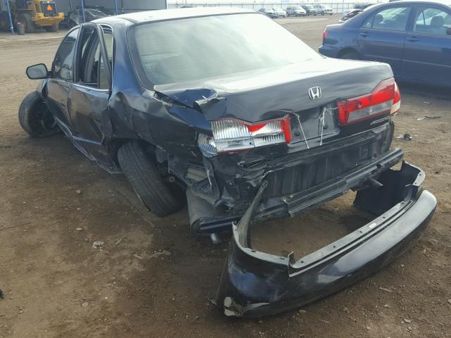 1HGCG16551A052545 - 2001 HONDA ACCORD EX BLACK photo 3