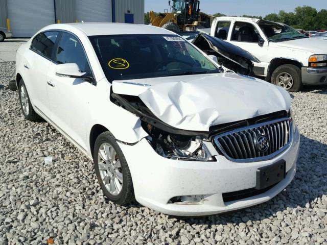 1G4GC5ER6DF121365 - 2013 BUICK LACROSSE WHITE photo 1