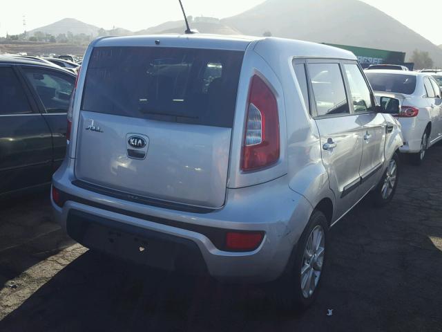 KNDJT2A62D7754380 - 2013 KIA SOUL + SILVER photo 4