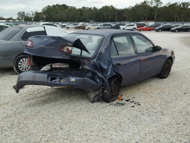 1NXBR12E4YZ367996 - 2000 TOYOTA COROLLA VE BLUE photo 4