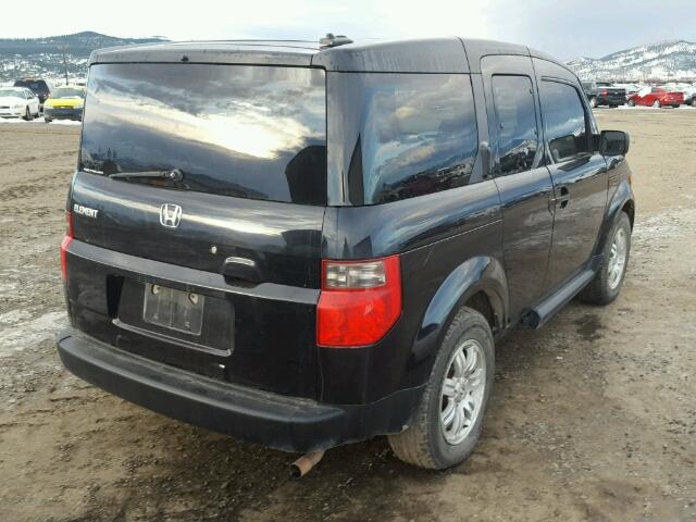 5J6YH28726L004674 - 2006 HONDA ELEMENT EX BLACK photo 4