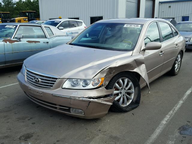 KMHFC46F16A130906 - 2006 HYUNDAI AZERA SE TAN photo 2