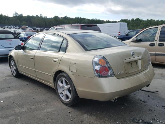 1N4BL11E32C146691 - 2002 NISSAN ALTIMA SE GOLD photo 3