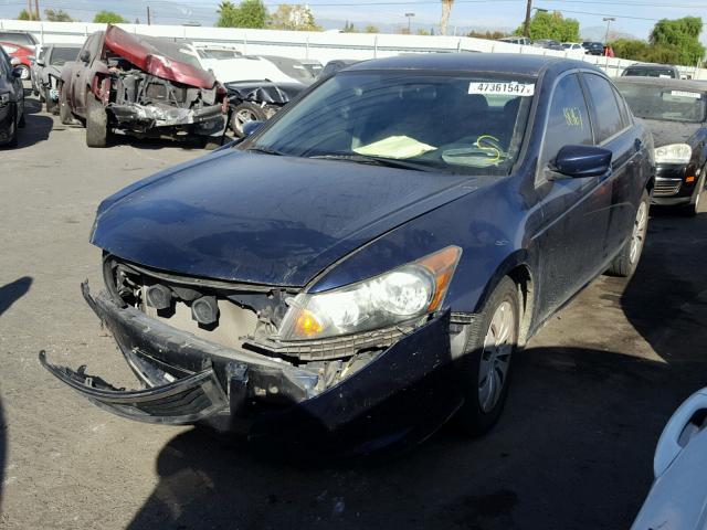 1HGCP26329A066323 - 2009 HONDA ACCORD LX BLUE photo 2