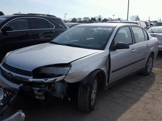 1G1ZS52FX5F328359 - 2005 CHEVROLET MALIBU SILVER photo 2