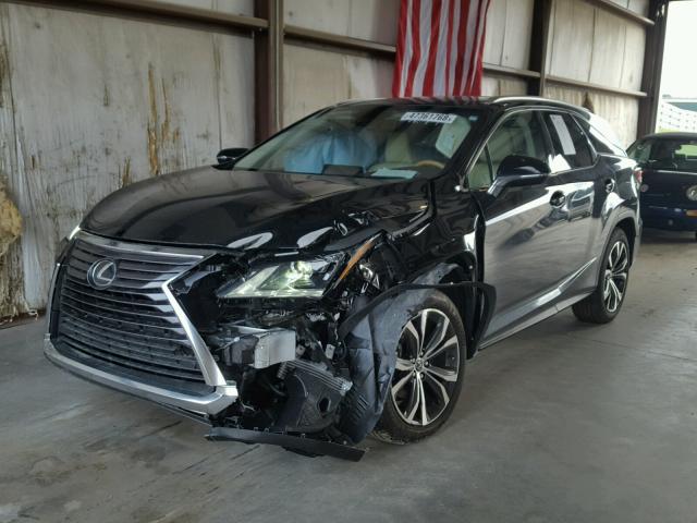 JTJGZKCA4J2005497 - 2018 LEXUS RX 350 L GRAY photo 2