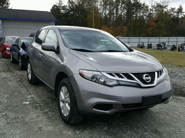 JN8AZ1MUXBW060675 - 2011 NISSAN MURANO S GRAY photo 1