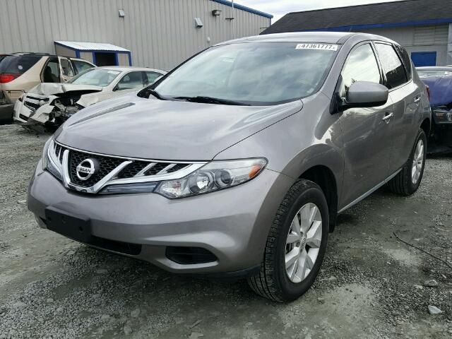 JN8AZ1MUXBW060675 - 2011 NISSAN MURANO S GRAY photo 2