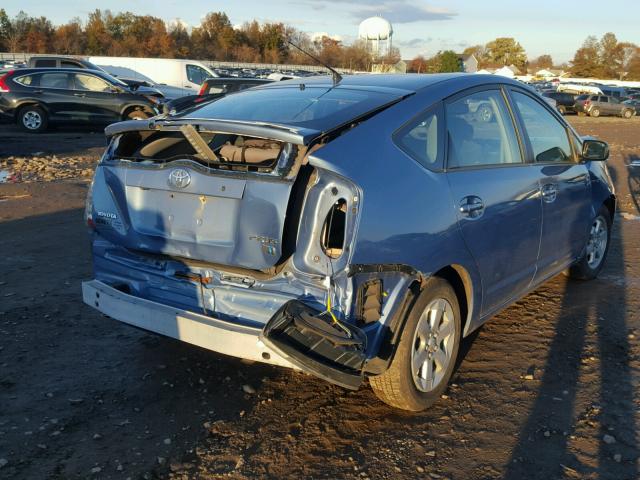 JTDKB20U777651872 - 2007 TOYOTA PRIUS BLUE photo 4