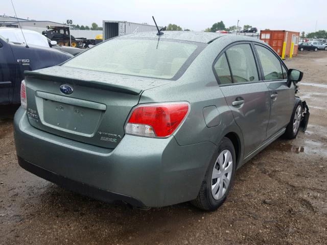 JF1GJAA62FH014499 - 2015 SUBARU IMPREZA BA GREEN photo 4