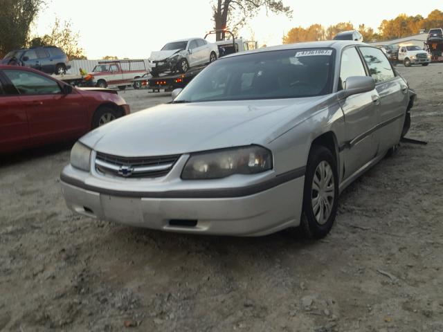 2G1WF52E539406227 - 2003 CHEVROLET IMPALA SILVER photo 2