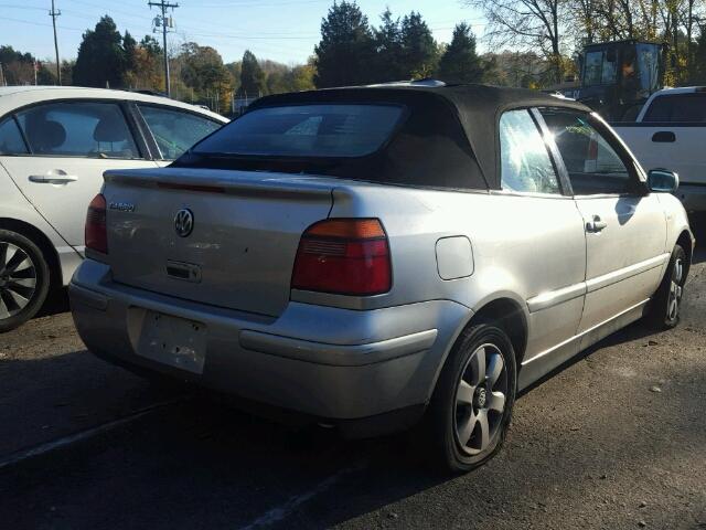 3VWDC21V91M803903 - 2001 VOLKSWAGEN CABRIO GLX 棕色 照片 4