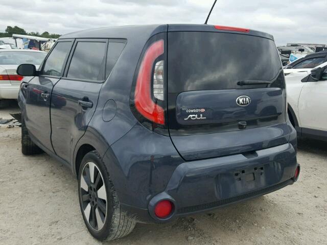 KNDJX3A51F7188409 - 2015 KIA SOUL ! BLUE photo 3