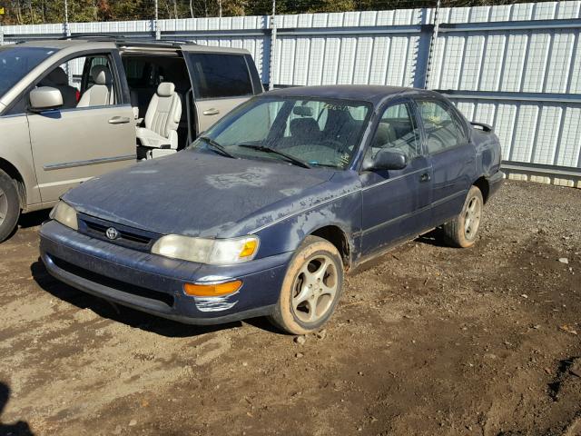 1NXBA02E6TZ376564 - 1996 TOYOTA COROLLA BLUE photo 2